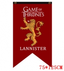 Game of Thrones LANNISTER 96*64cm Cosplay Red Background Anime Flag