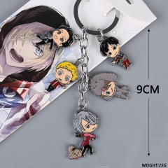 Yuri On Ice Wholesale Cute Design Keyring Japanese Anime Keychain