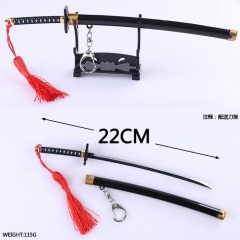 Bleach Bankai Sword Anime Weapon Keychain 22CM
