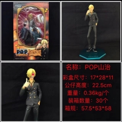 POP One Piece Sanji Japanese Cartoon Toys Anime PVC Figure
