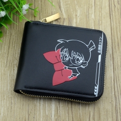 Detective Conan Japanese Cartoon For Adult Zipper Folding Purse Anime Wallet