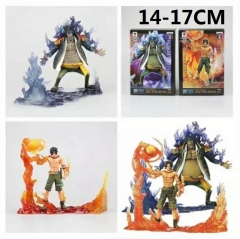 海贼王 DXF组立 能力对决 艾斯VS黑胡子 对战 高约14-17cm 一件25套