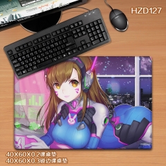 HZD127-守望先锋游戏 40X60X0.3橡胶锁边课桌垫
