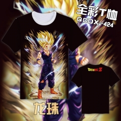 Dragon Ball Z Cartoon Pattern Color Printing Anime Tshirts