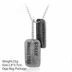 Wolverine Alloy Anime Necklace (10pcs/set)
