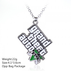 Grand Theft Auto V Alloy Anime Necklace Set