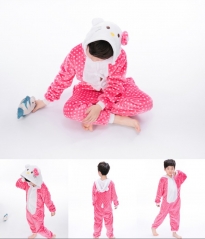 Children Hello Kitty Animal Pyjamas