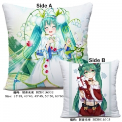 初音未来抱枕45*45cm
