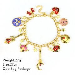 Sailor Moon Alloy Anime Bracelet (10pcs/set )