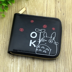 My Neighbor Totoro Japanese Cartoon For Adult Zipper Folding Purse Anime Wallet
