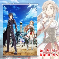 Japanese Fancy Game Sword Art Online Wallscrolls Wholesale High Quality Fashion Popular Anime Wallscrolls 60*90CM