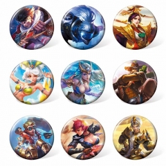8PCS/SET 5.8CM Glory Anime Brooch