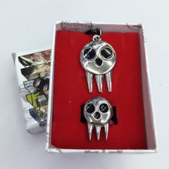 Soul Eater Anime Necklace+Ring