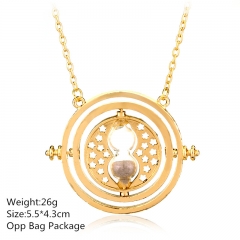 Harry Potter Time Turner Alloy Anime Necklace (10pcs/set)