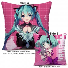 初音未来抱枕45*45cm