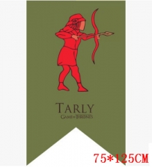 Game of Thrones Tarly 96*64cm Cosplay Green Background Anime Flag