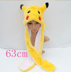 多功能儿童保暖必帽子围巾手套一体 63cm