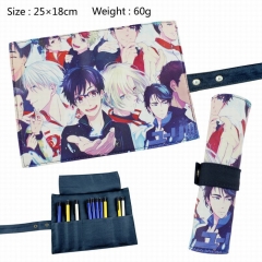 YURI!!! on ICE Cartoon Pen Case Wholesale Japanese Anime Pencil Bag
