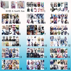 10个一套）18款冰上的尤里10个装磨砂卡贴一板
