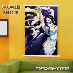 Overlord Cosplay Cartoon Anime Plastic Bar Wallscroll