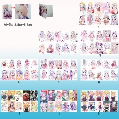 10个一套）9款小林家的龙女仆10个装磨砂卡贴