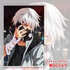 Japanese Cartoon Tokyo Ghoul 3D Print Wallscrolls Home Decoration New Arrivals Anime Wallscrolls 60*90CM