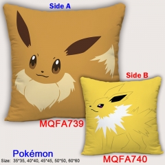 Pokemon Cute Cartoon Soft Good Quality Square Anime Pillow 45*45CM