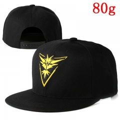 Pokemon Cartoon Yellow Logo Cosplay Hat Embroidery Anime Baseball Cap 80g