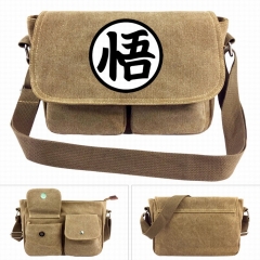 Dragon Ball Z Japanese Cartoon Crossbody Bags High Quality Anime Canvas Single-shoulder Bag