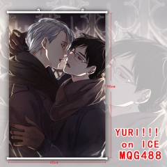 Yuri On Ice Popular Japanese Cartoon 3D Print Fashion Anime Wallscrolls 60*90CM