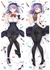 Dagashi Kashi 3D Print Lovely Girl Shidare Hotaru Pillow Double-sided Bedding Hugging Body Anime Pillowcase 50*150CM