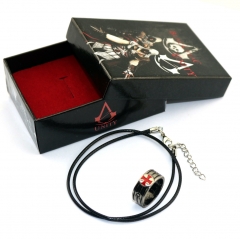 Assassin's Creed Fashion Jewelry Wholesale Anime Ring Pendan Necklace