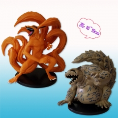 13CM Naruto Bijuu PVC Toys Anime Figure Toy (2pcs/set)
