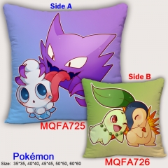 Pokemon Cute Cartoon Soft Good Quality Square Anime Pillow 45*45CM