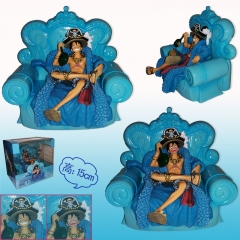 One Piece 20th Anniversary Luffy Japanese Anime PVC Figure Toy