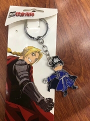 Fullmetal Alchemist Cartoon Character Anime Cute Alloy Keychain