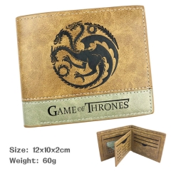 Game of Thrones Cartoon Purse High Quality Popular Anime Wallet