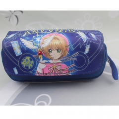 Card Captor Sakura Anime Good Quality Students PU Pencil Bag