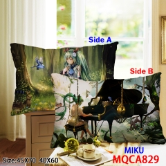 Hatsune Miku Two Sides Comfortable Anime Print Pillow 40*60CM