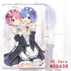 Re:Zero kara Hajimeru lsekai Seikatsu Magic Fancy Japanese Cartoon Anime Wallscrolls 60*90CM