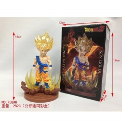 七龙珠37代孙悟空盒装公仔手办高约18CM 758#H