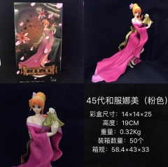 19cm One Piece 45 Generation Nami Cartoon Japanese Anime PVC Figure Toys
