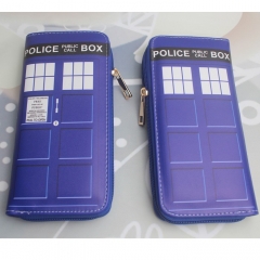 Doctor Who Cosplay Cartoon PU Coin Purse Anime Long Wallet