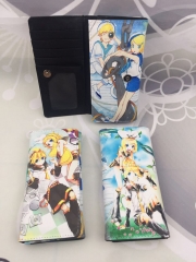 Kagamine Rin Ren Cosplay Cartoon Purse Anime Long Wallet