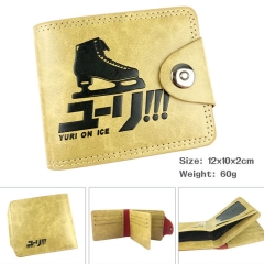 Yuri On Ice Cartoon Purse Wholesale PU Fold Snap Anime Wallet