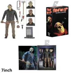 NECA 黑色星期五杰森第四部豪华版 7寸超可动盒装人偶手办模型