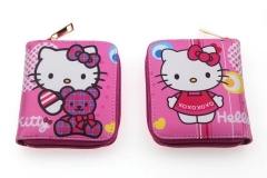 Hello Kitty Anime PU Leather Pink Lovely Wallet