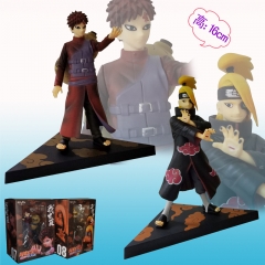 Naruto Gaara+Deidara Cartoon Toy Anime PVC Figure