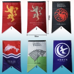 6 Styles Game of Thrones Cosplay Decoration Anime Flags