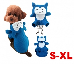 Pokemon Cosplay For Pet Costume Cartoon Snorlax Anime Plush Pet Clothing